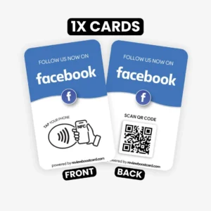 Alternative view of Facebook Followers Card